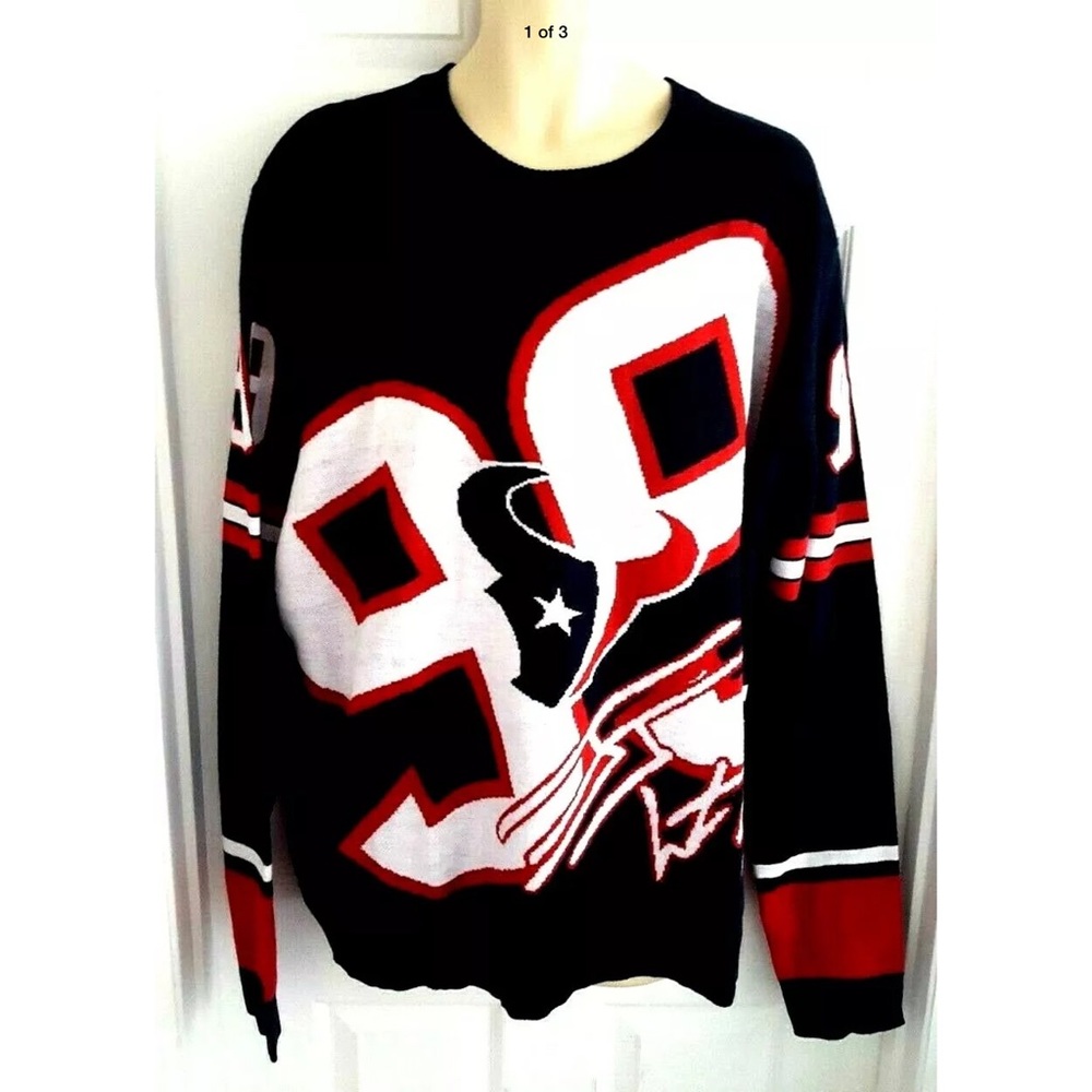 NWT JJ Watt Houston Texans Team Sweater